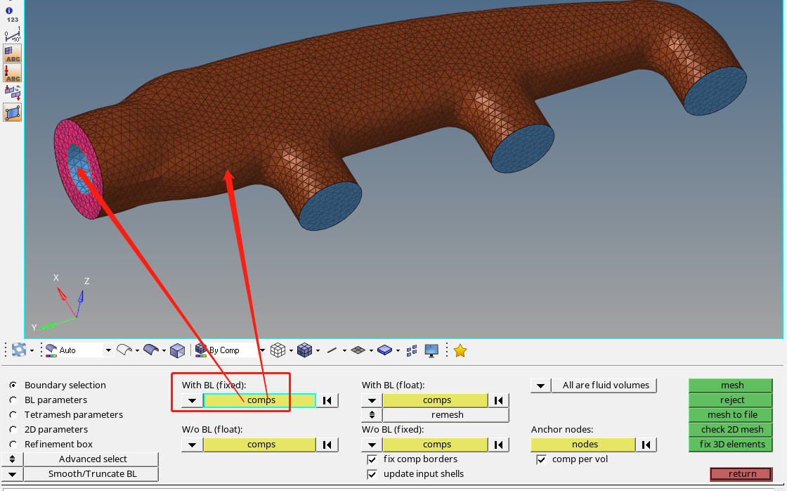 [教程]hypermesh CFD边界层网格划分CFD-1200: CFD Meshing with的图14
